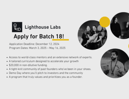 Illuminate Your Startup’s Future: Apply for Lighthouse Labs Batch 18